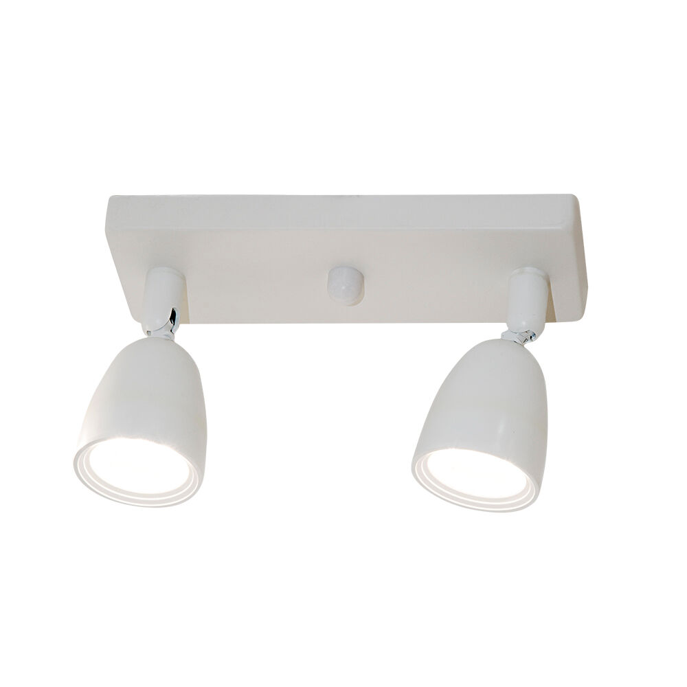 Trilho 2 Lâmpadas LED 8W Direct Linear 3000K Luz Amarela Taschibra