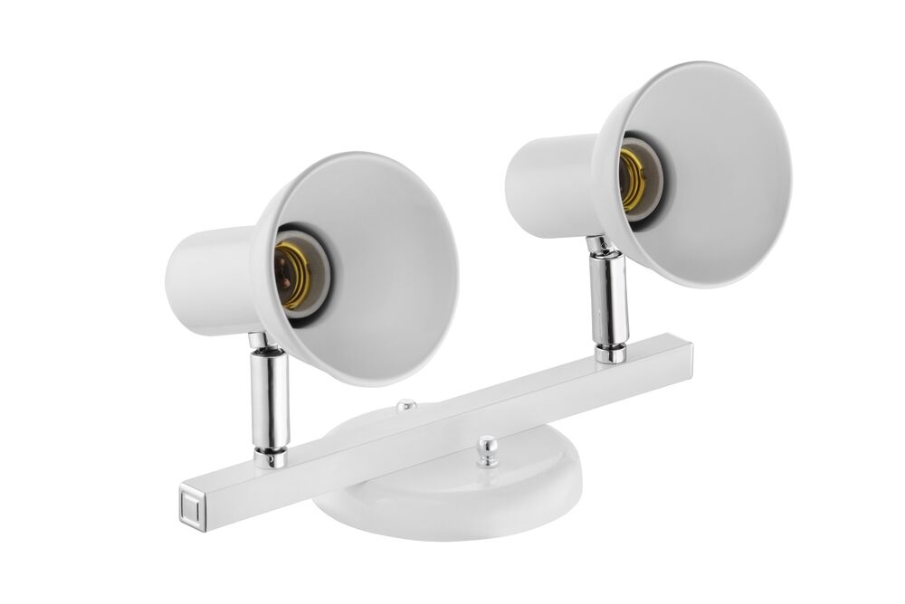 Trilho Premium 2 Lâmpadas Branco Cromado Dital