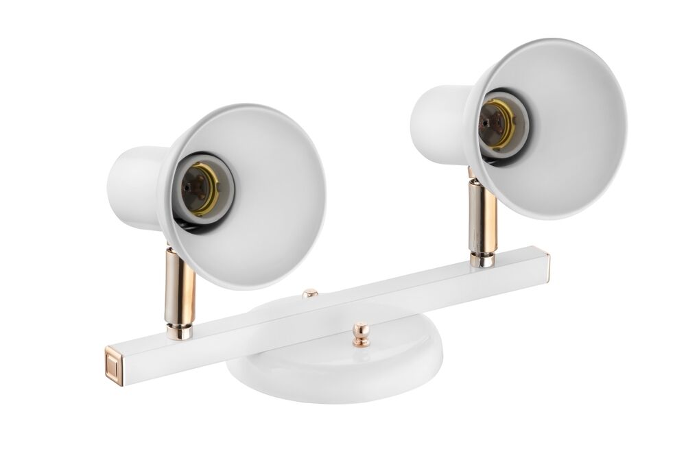 Trilho Premium 2 Lâmpadas Branco/Rose Gold Dital