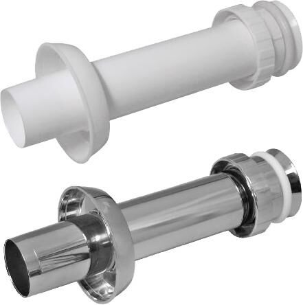 Tubo de Ligação Flexível 20cm PVC Branco Astra