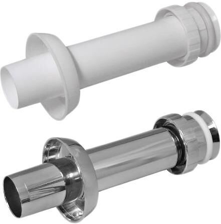 Tubo de Ligação Flexível 20cm PVC Cromado Astra