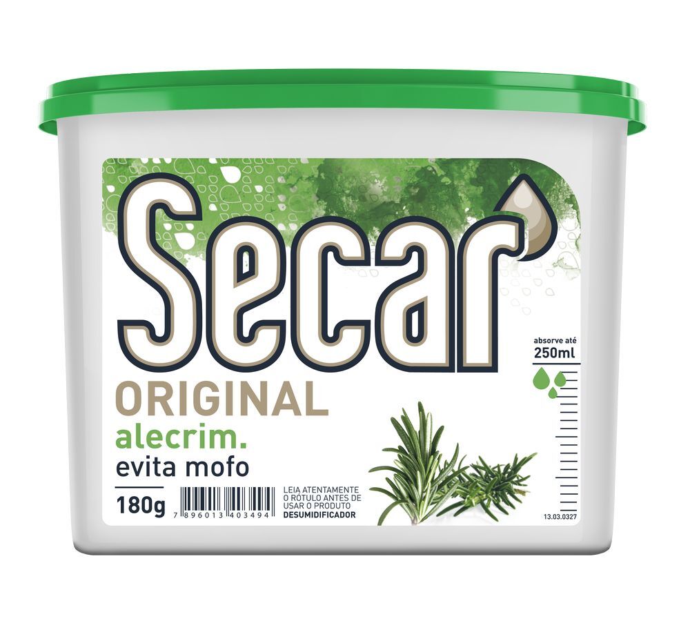 Desumidificador Soin Soc Secar Original 180g Alecrim