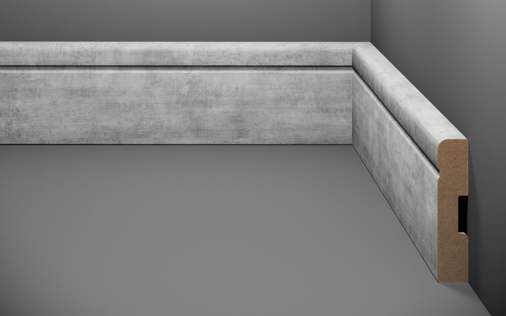 Rodapé MDF Estilo Padrão 21 7x240 Eucafloor