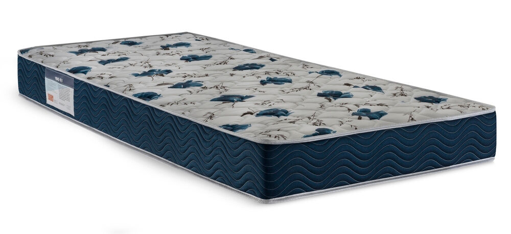 Colchão Ortobom ISO 6.0 D28 Solteiro 88x188cm Azul/Branco