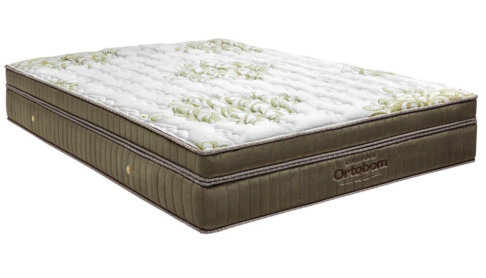 Colchão Ortobom Gold Ultra Casal 138x188cm Bege/Branco