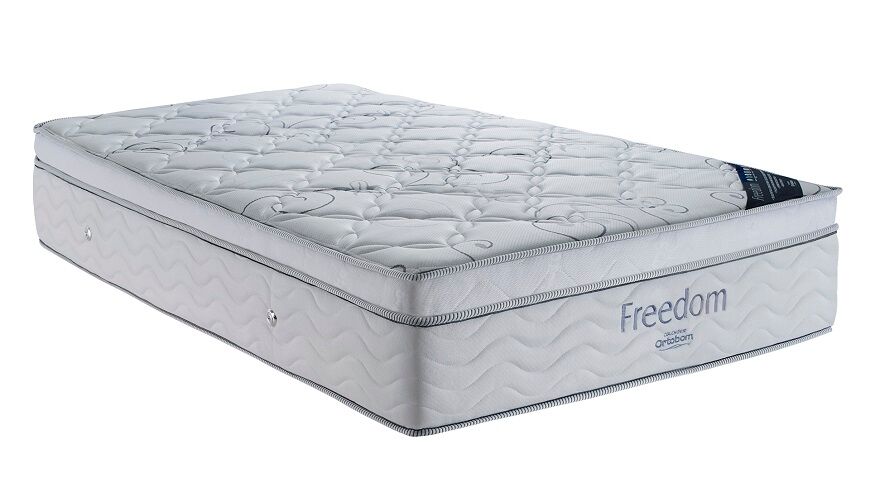 Colchão Ortobom Freedom Casal 138x188cm Branco