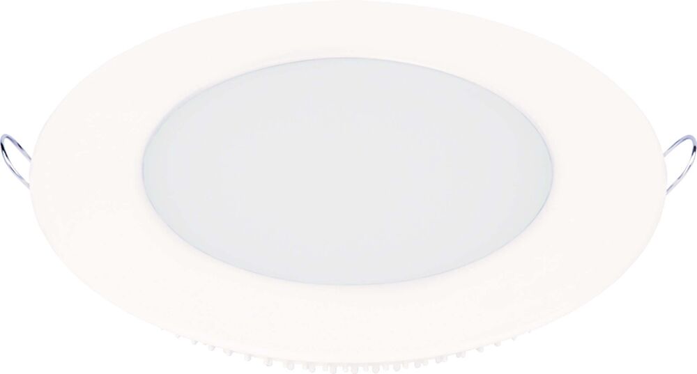 Painel LED 6W Lux 12cm 3000k Embutir Luz Amarela Taschibra