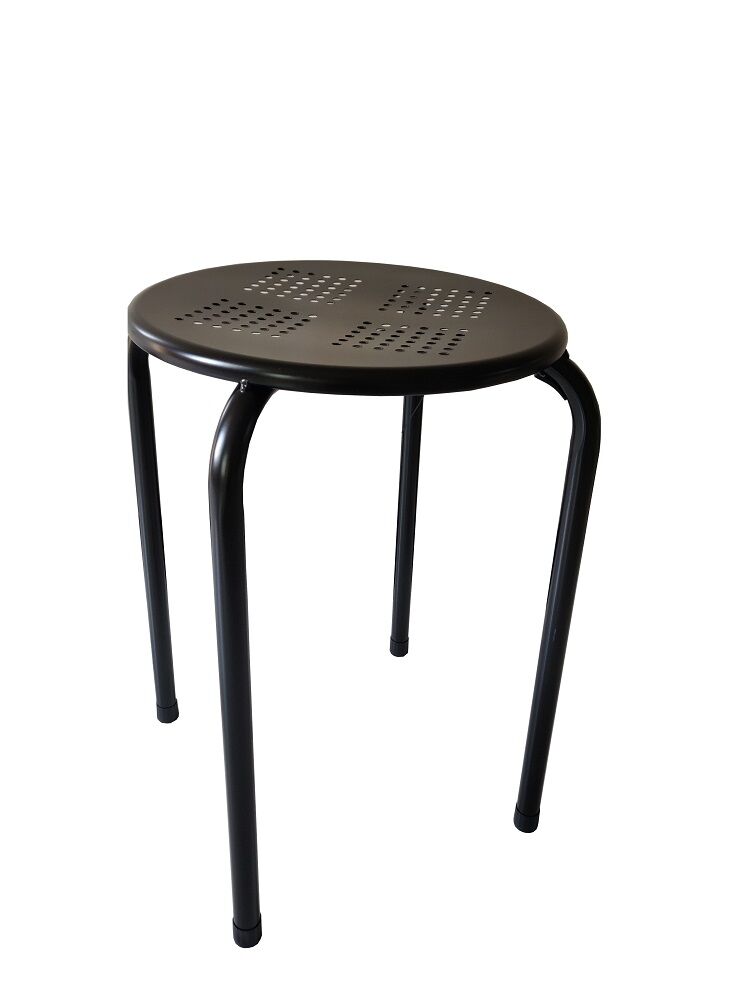 Banqueta Coin 43x30cm Preto Diagonal