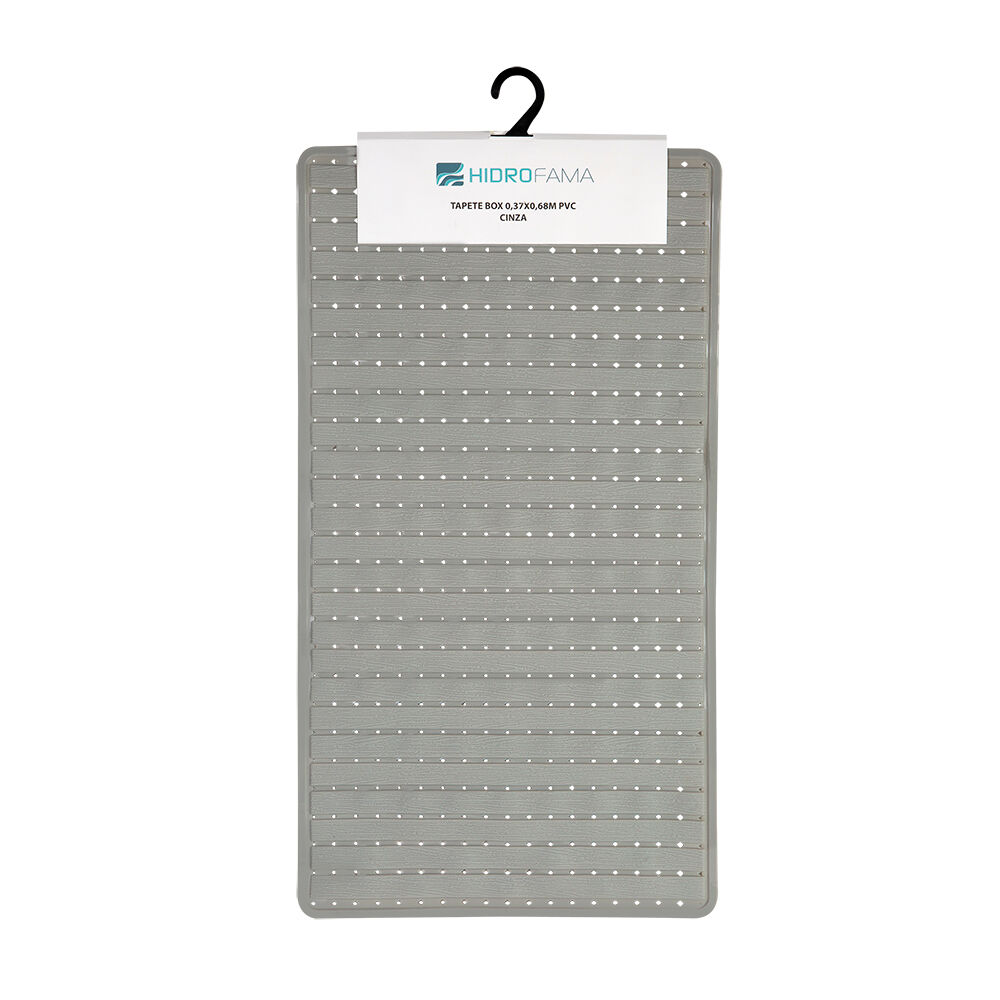 Tapete para Box 0,34x0,67m PVC Transparente Hidrofama