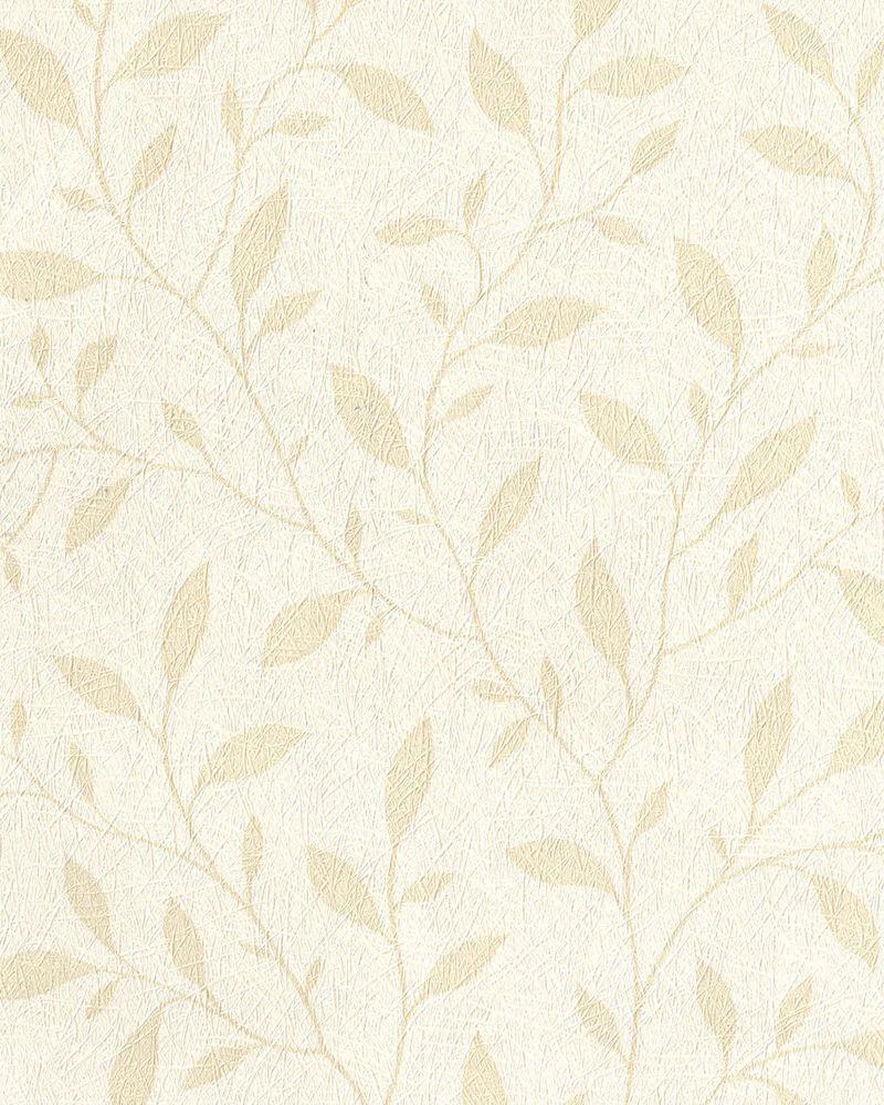 Papel de Parede 0,52x9,5m Folhas Bege Bobinex