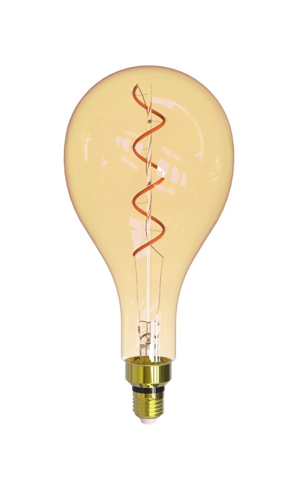Lâmpada LED Filamento Taschibra Giant 4W E27 Gota Ambar