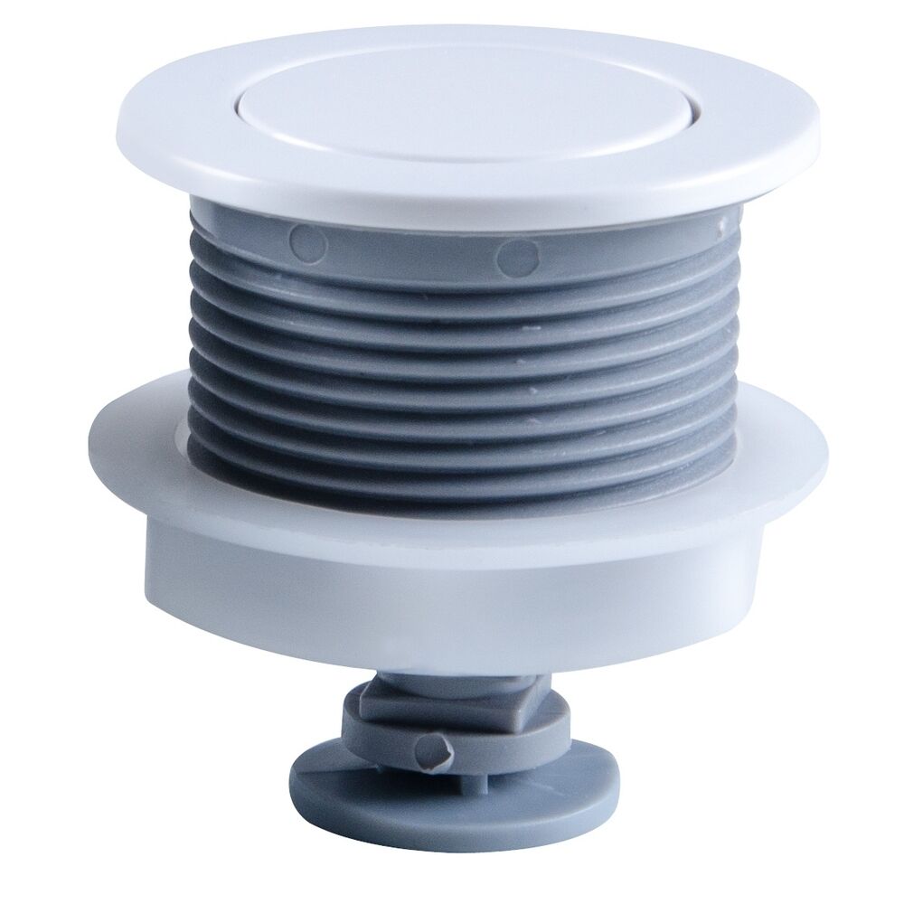 Botão para Caixa Superior Redonda Simples Astra Branco