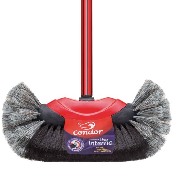 Vassoura Uso Interno 970102 Vermelha Condor