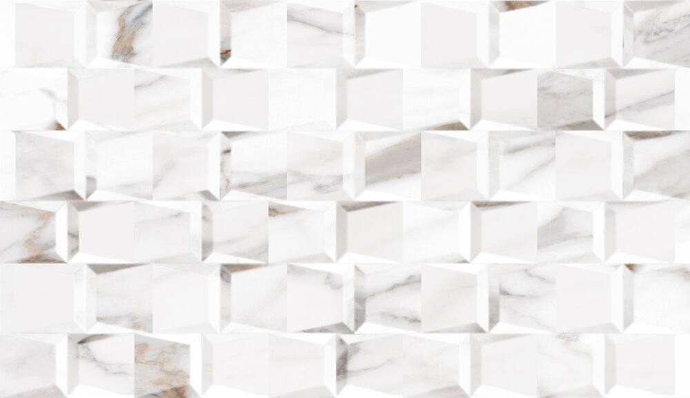 Revestimento de Parede Prisma Carrara Bold Acetinado Classe A 31x54cm Savane