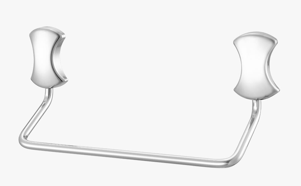 Porta Toalha Rosto Clic Meber Cromado