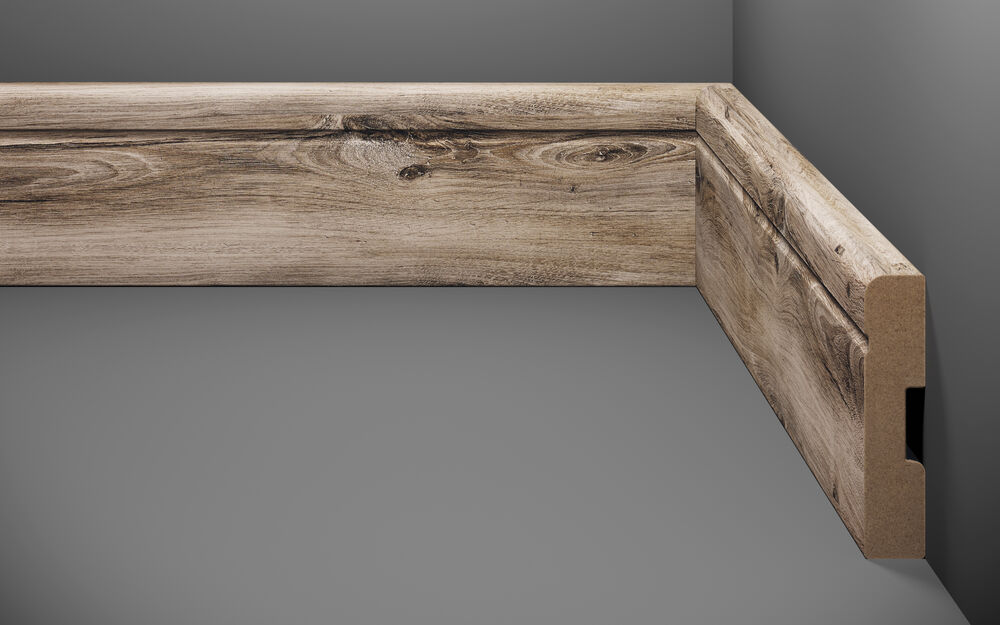 Rodapé MDF Estilo Padrão 23 7x240 Eucafloor