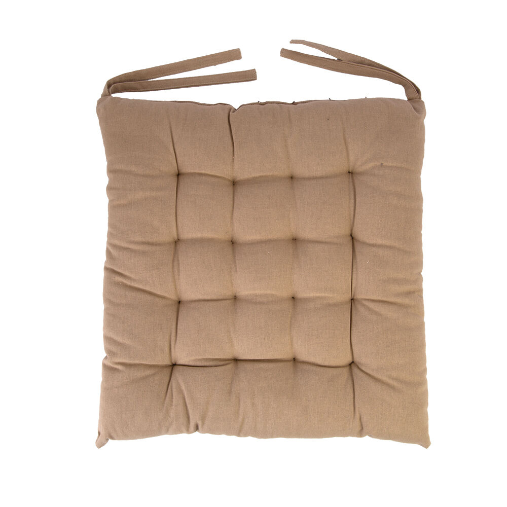Almofada para Cadeira Shefield 45x45cm Bege Diagonal