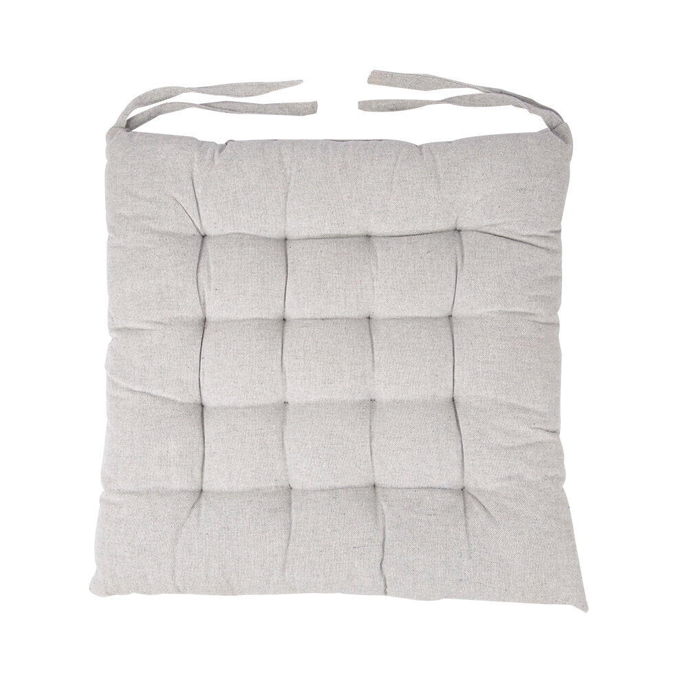 Almofada para Cadeira Shefield 45x45cm Cinza Diagonal