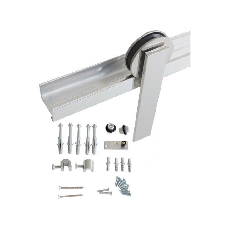 Kit Porta de Correr Geris  Alumínio Polido 1,5m