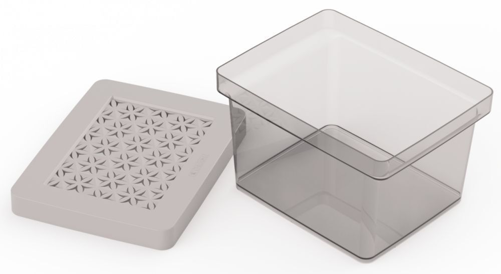 Caixa Alta com Tampa Hana Gelo P 15,5x20x12cm