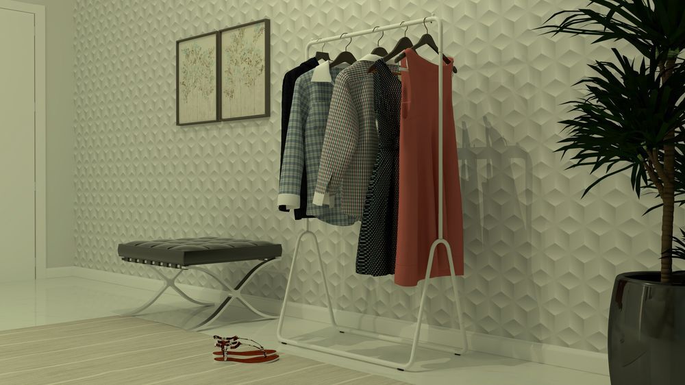 Arara Linha Estilo 137,6x79,1 Branca Dicarlo