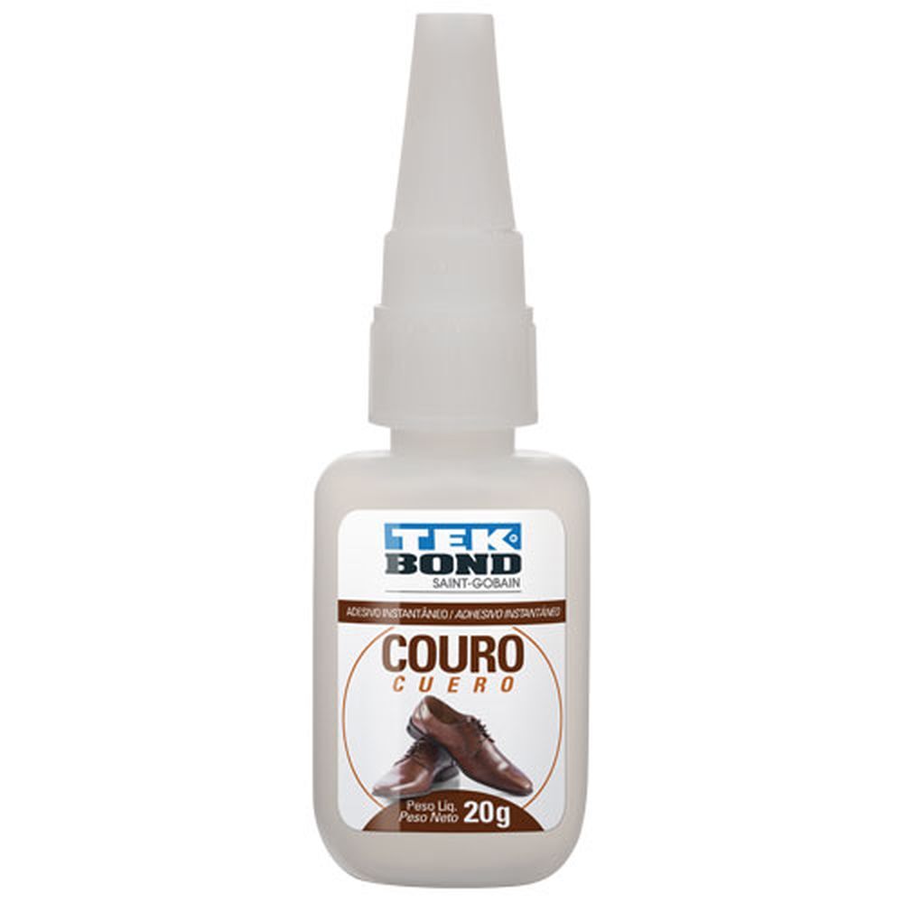 Adesivo Instantâneo Couro 20g Incolor Tekbond