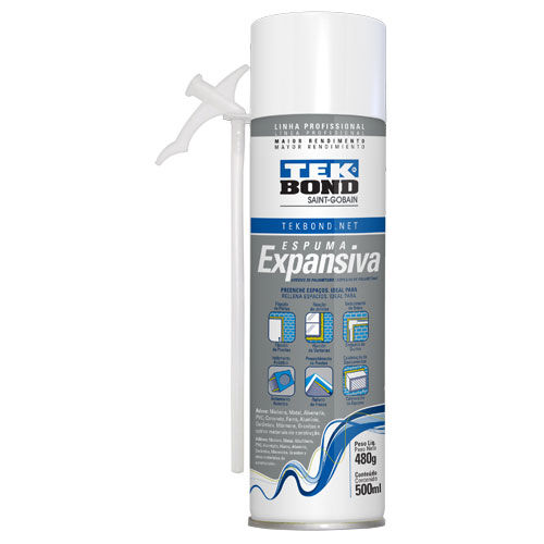 Espuma Expansiva 500ml/480g Tekbond