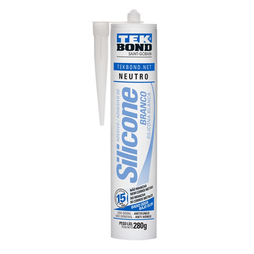 Silicone Neutro Tekbond 280g Branco