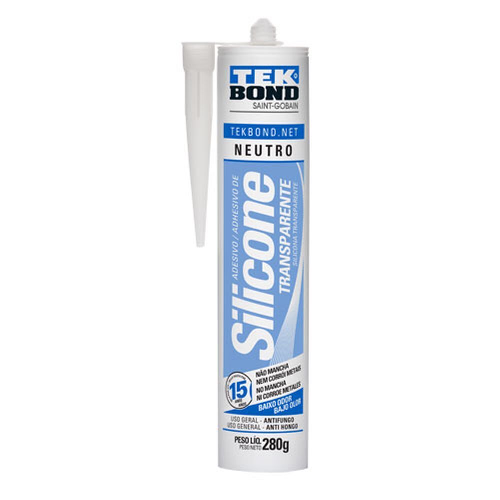 Silicone Neutro Tekbond 280g Incolor