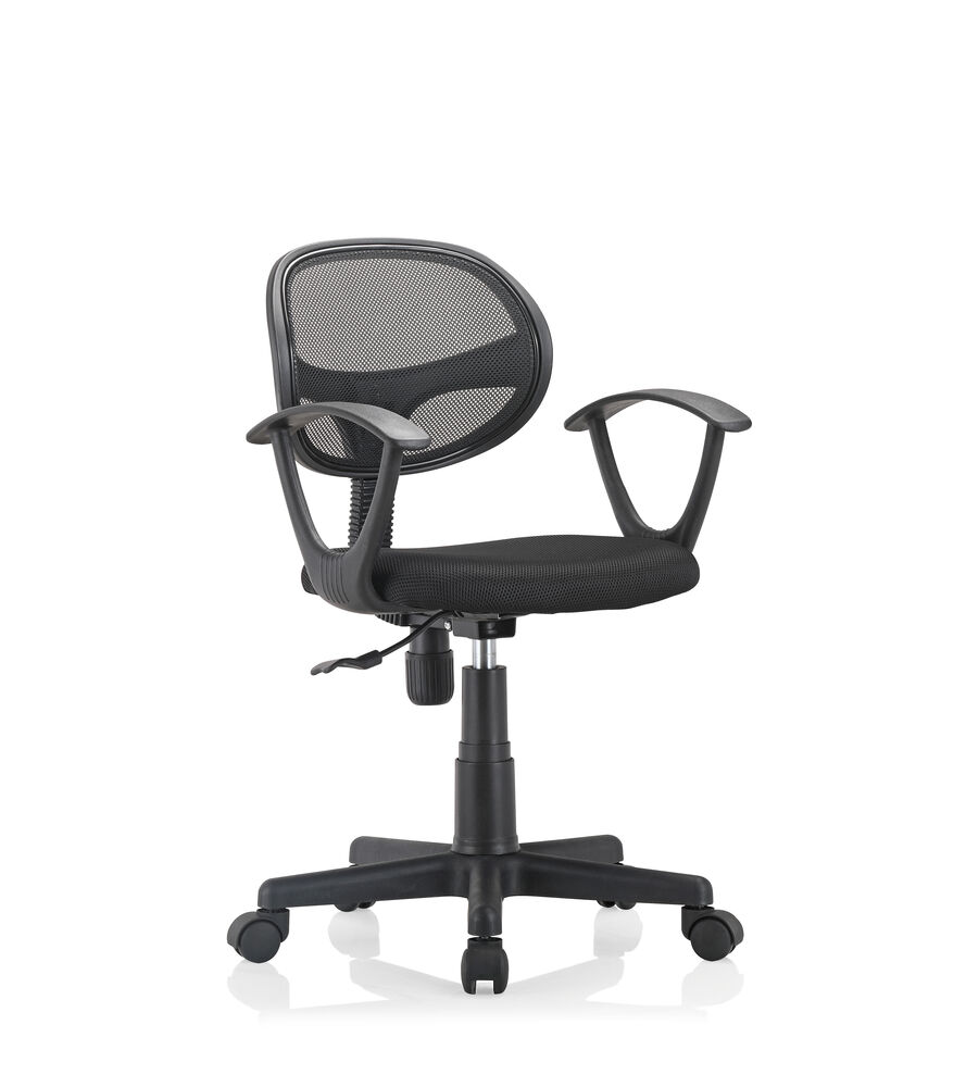 Cadeira Mesh Stable com Rodizios Preto Diagonal