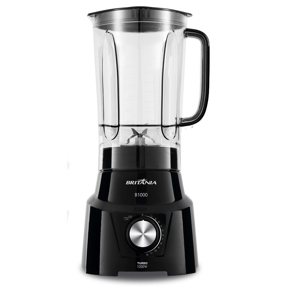 Liquidificador B1000P 12 Velocidades Preto Britânia