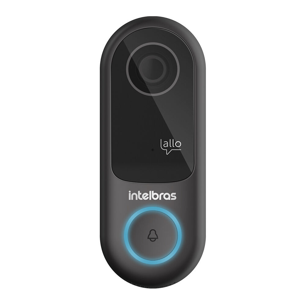 Vídeo Porteiro Inteligente Wi-Fi ALLO W3 Preto Intelbras