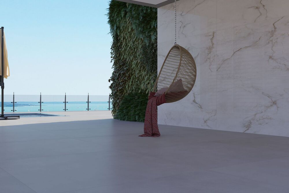 Porcelanato Externo Munari Cimento Retificado Externo 120x120 Cinza Eliane