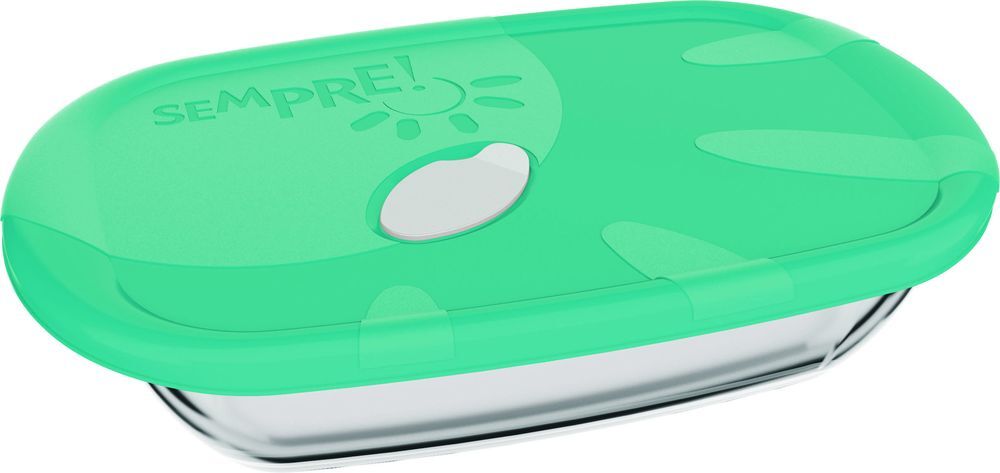 Assadeira Vidro Sempre Retangular 1,8L Nadir