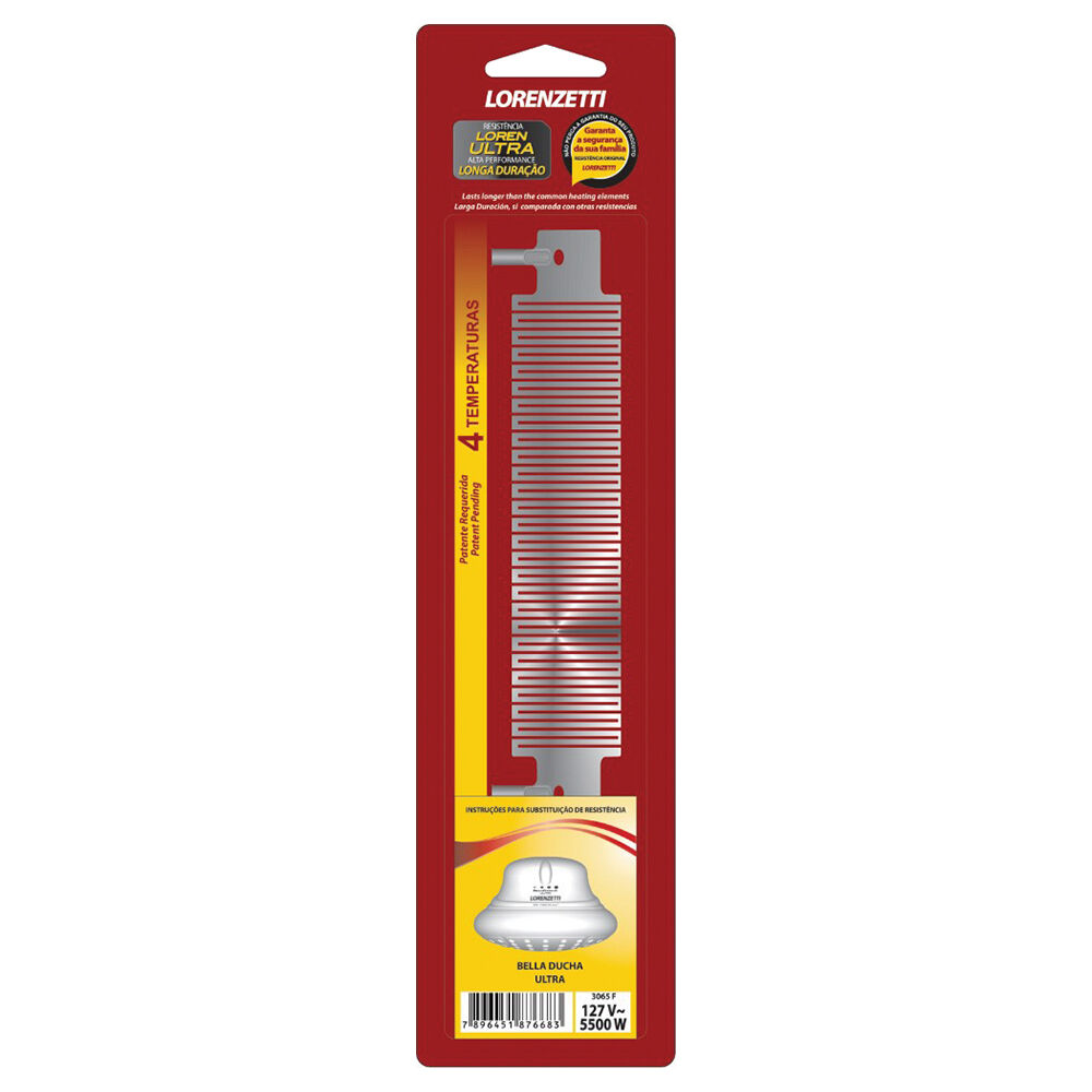 Resistência para Chuveiro Lorenzetti 3065F Loren Ultra