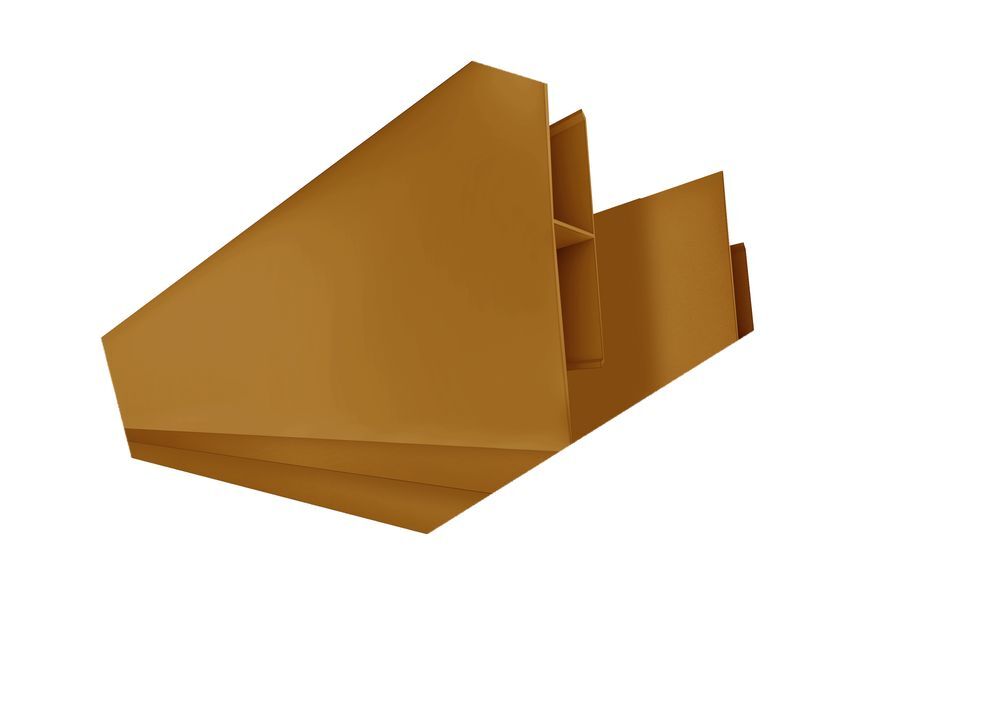 Emenda PVC Plastilit 6m Mogno