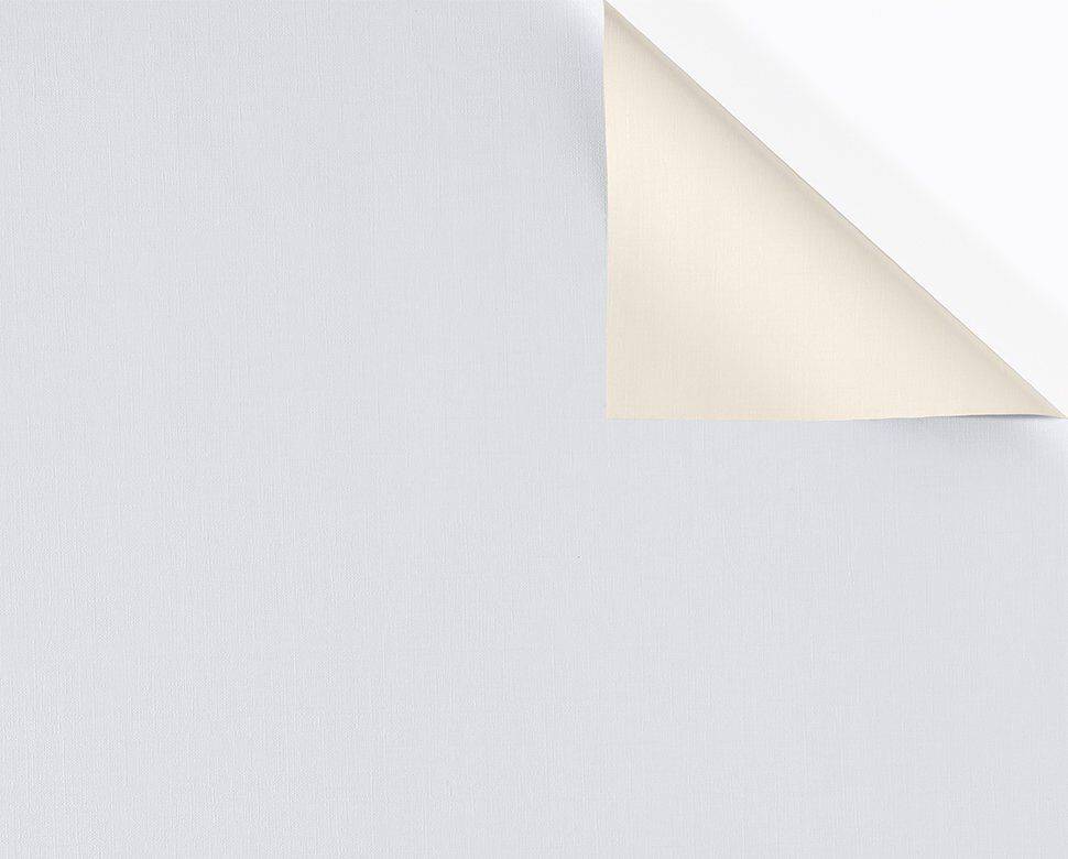 Cortina Bella Janela 3x2,50m Corta Luz com Ilhós Branco/Bege