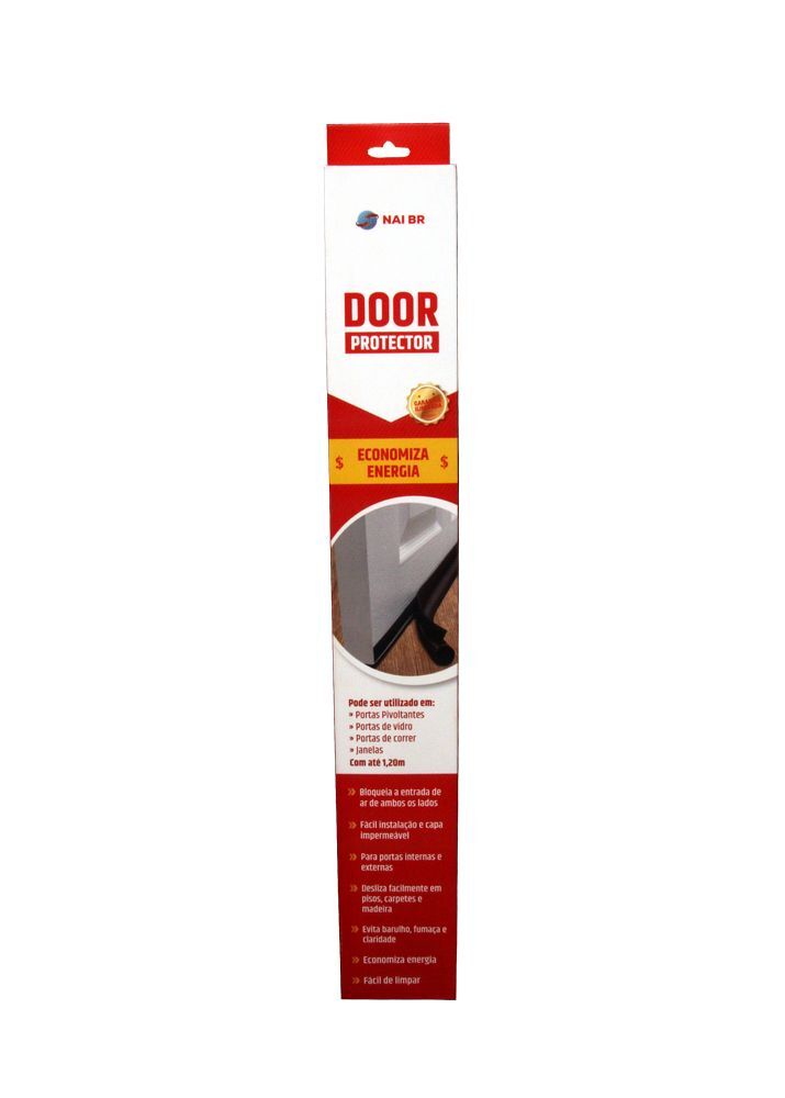 Protetor para Porta Naibr Door 120cm Preto
