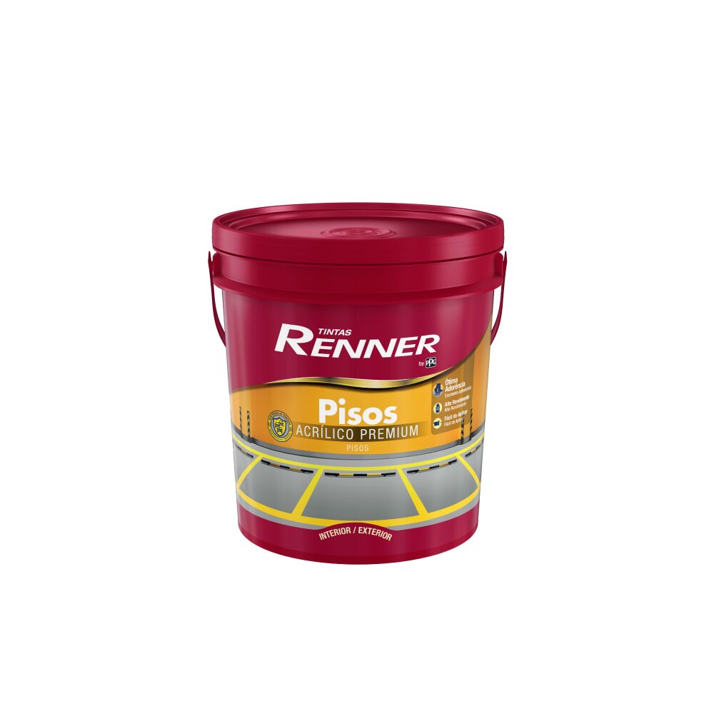 Tinta Renner Piso 18L Amarelo Fosco
