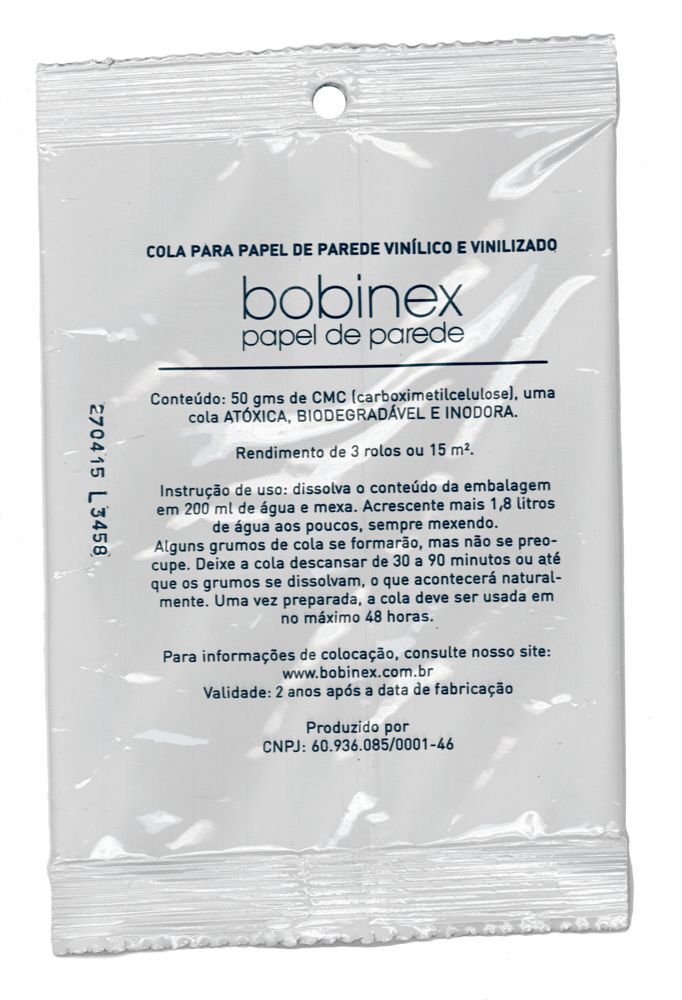 Cola para Papel de Parede 50g Bobinex
