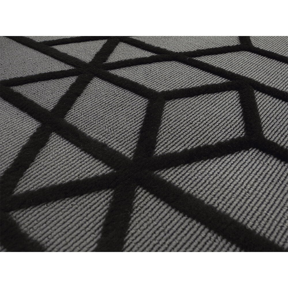 Tapete Cut Loop Goop 50x100cm Cinza São Carlos