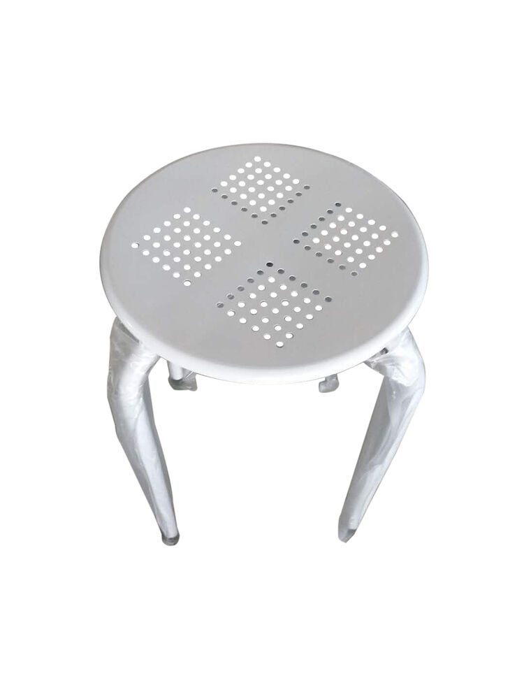 Banqueta Coin 43x30cm Branco Diagonal