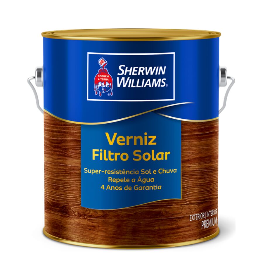 Verniz Filtro Solar 3,6L Incolor Acetinado Sherwin Williams