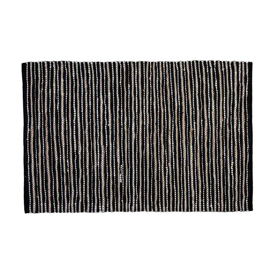 Tapete 1,20x1,80m Madox Preto Diagonal