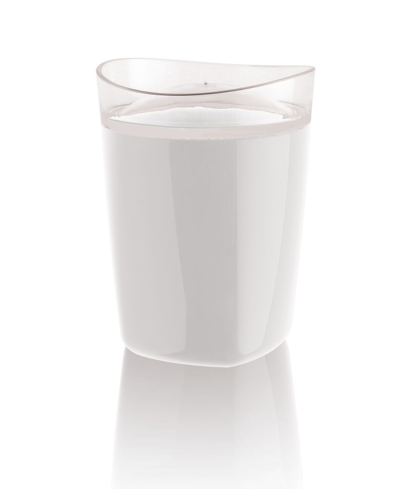 Porta Algodão Linha Tule Branco Ou