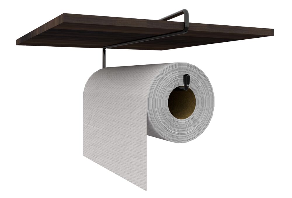 Suporte para Papel Toalha Elegance Preto Dicarlo