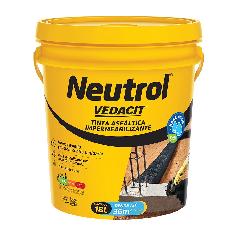 Impermeabilizante Neutrol  Base D'Água 18L Vedacit