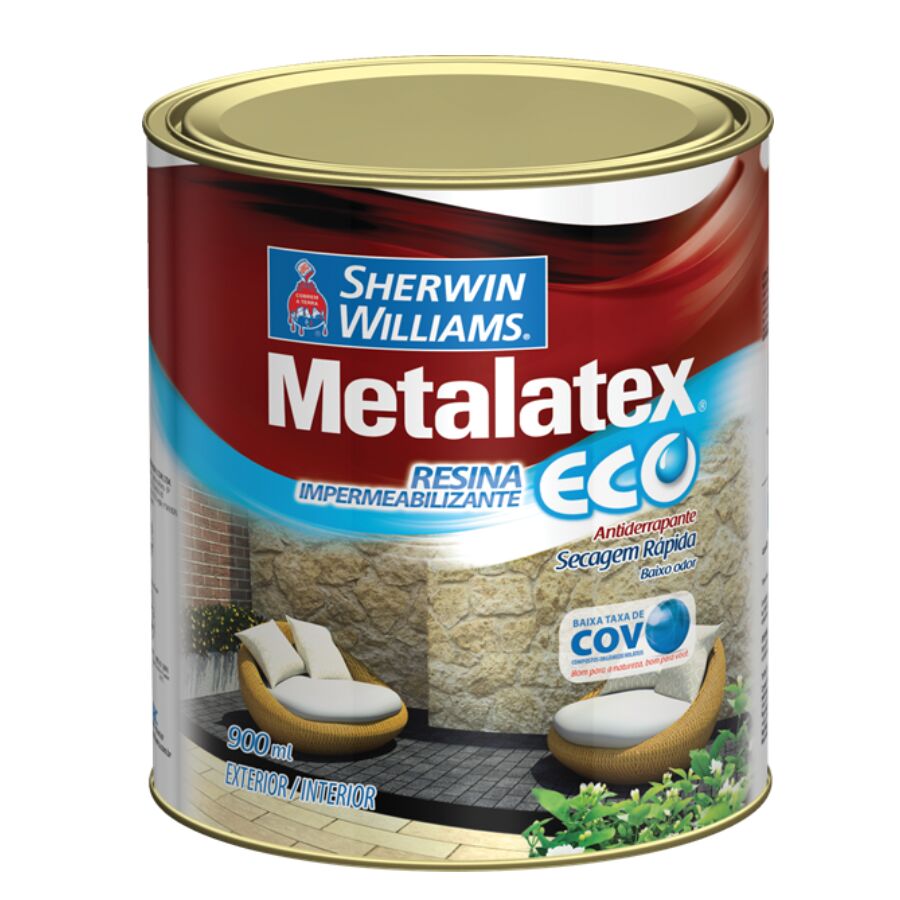 Resina Acrílica Sherwin Williams Metalatex Eco 900ml