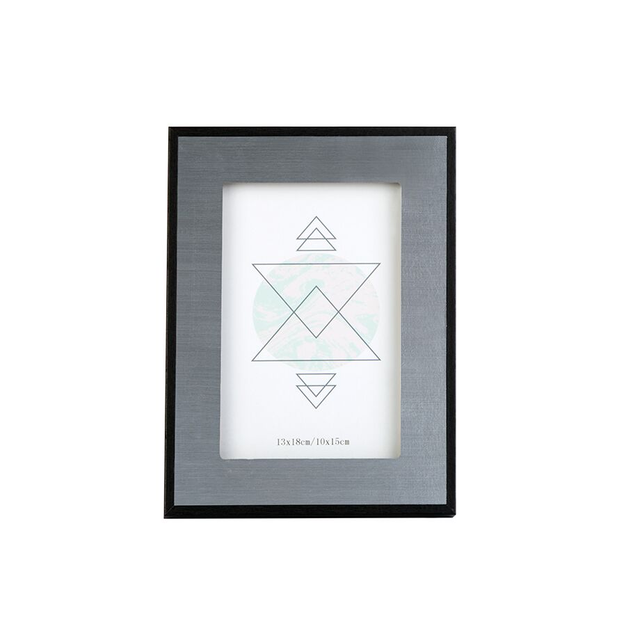 Porta Retrato Diagonal Silver Classic 4x6cm