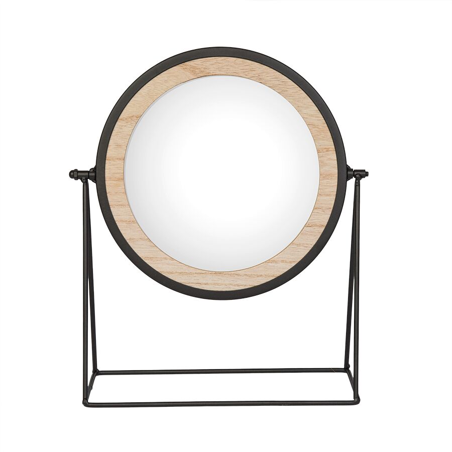 Espelho de Metal Hidrofama Vidratto 24x10x28cm Preto